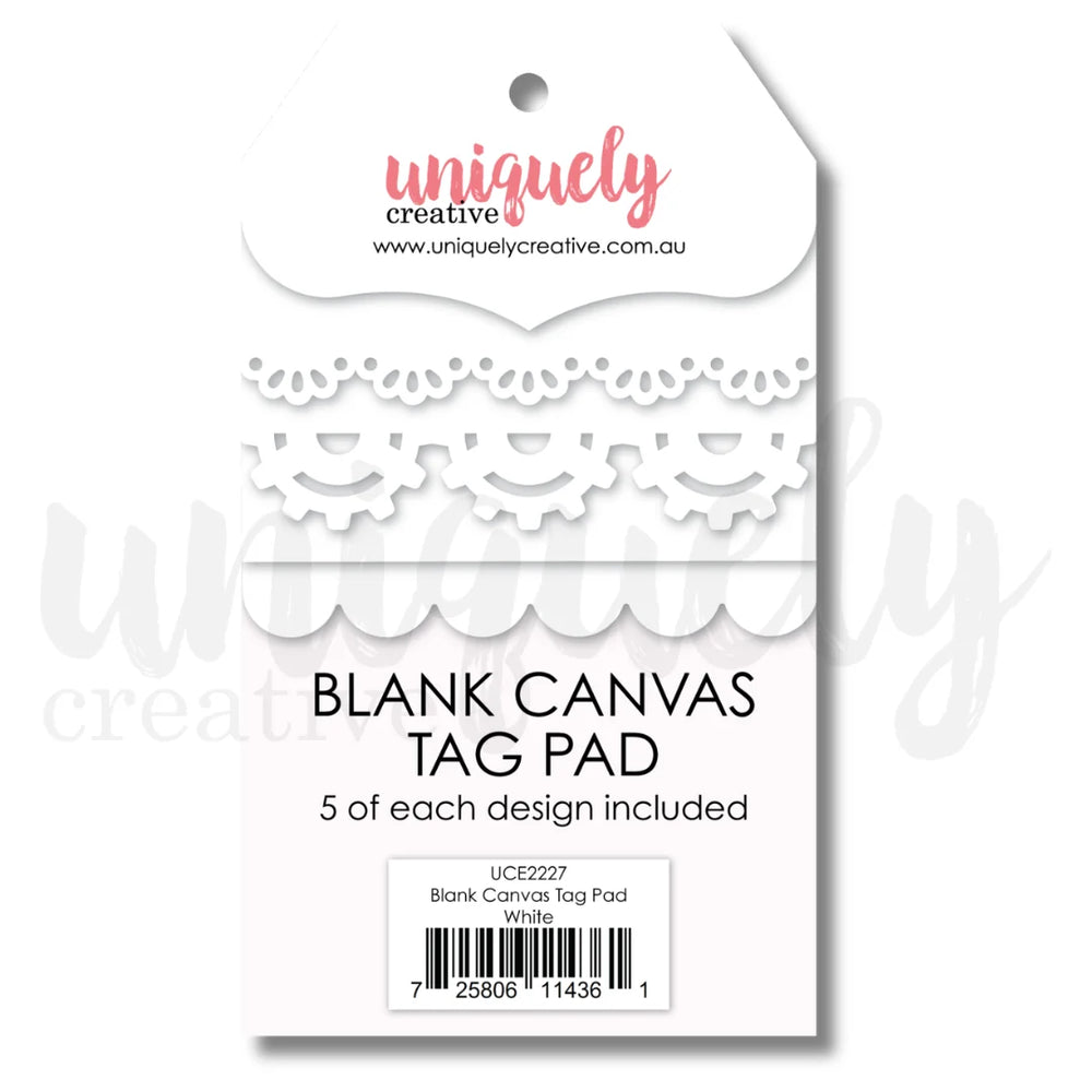 Uniquely Creative Wings & Wheels - Tag Pad White