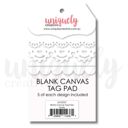 Uniquely Creative Wings & Wheels - Tag Pad White