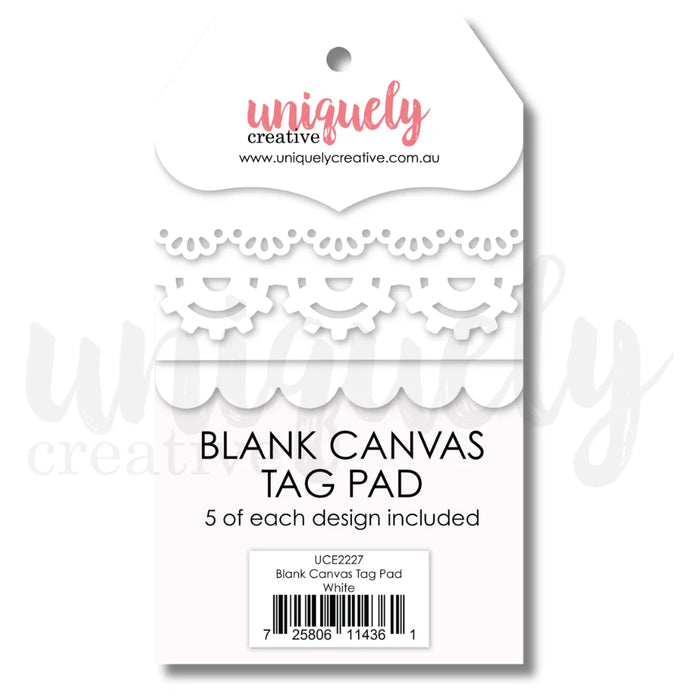 Uniquely Creative Wings & Wheels - Tag Pad White