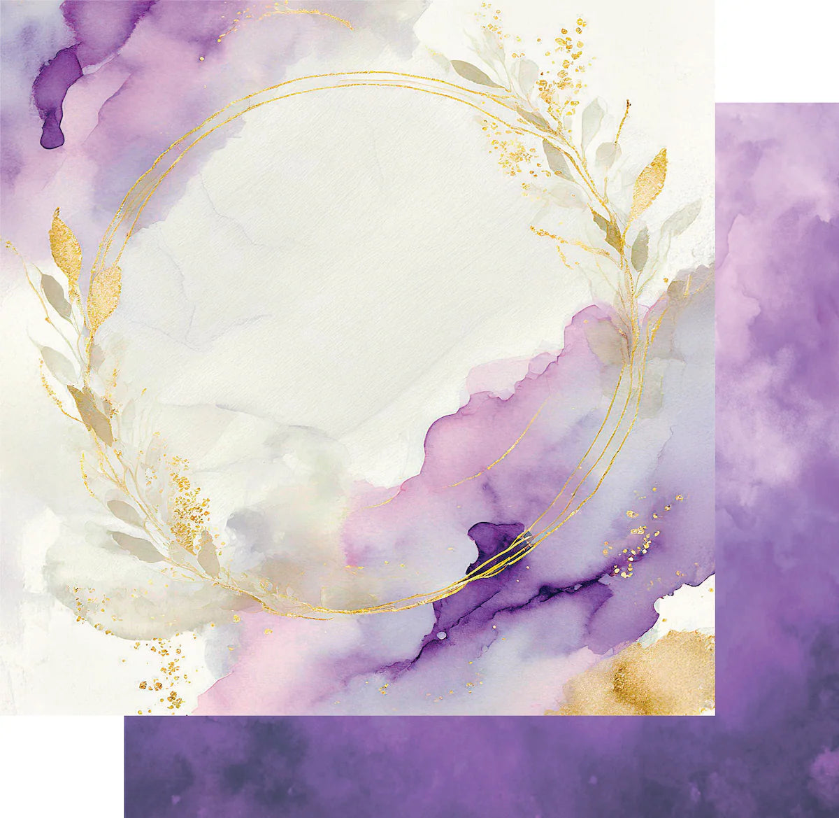 Uniquely Creative Ultraviolet Delight - Gold & Amethyst