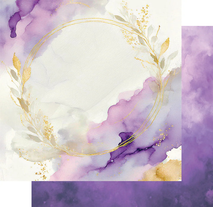 Uniquely Creative Ultraviolet Delight - Gold & Amethyst