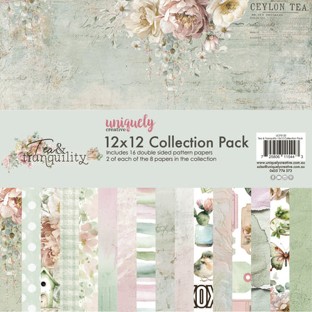 Uniquely Creative Tea & Tranquility - 12 x 12 Collection Pack