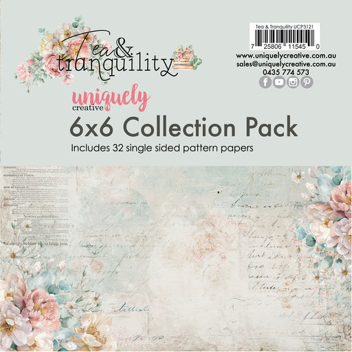 Uniquely Creative Tea & Tranquility - 6x6 Collection Pack