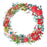 Pretty Little Studio Candy Cane - Festive Wreath Die Cut Paper