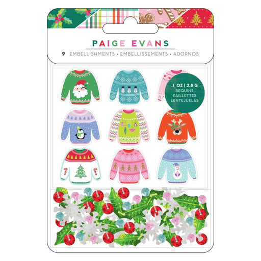 American Crafts Paige Evans Sugarplum Wishes - Acrylic Embellishments