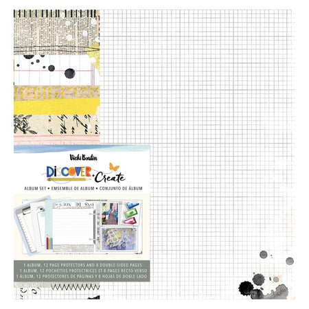 American Crafts Vicki Boutin Discover + Create - Album Set