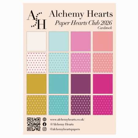 Alchemy Hearts - Paper Hearts Club A4 Cardstock Pack