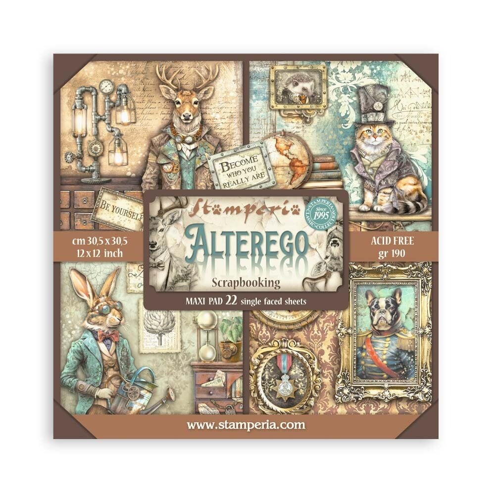 Stamperia Alterego - 12x12 Maxi Paper Pack