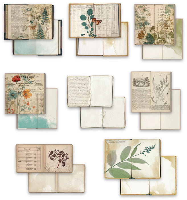 Arden Creative Studio Amber Ledgers - Bookmakers Ephemera Pack