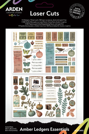 Arden Creative Studio Amber Ledgers - Essentials Laser Cuts