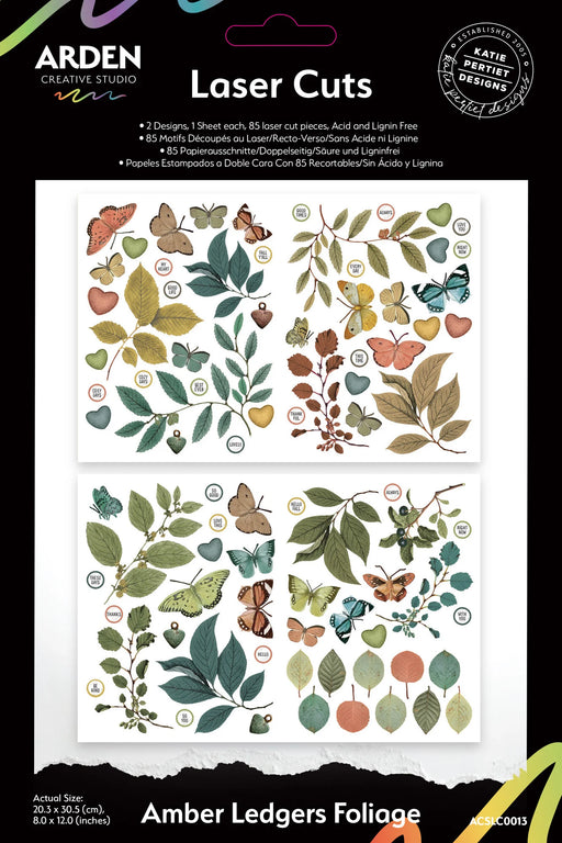 Arden Creative Studio Amber Ledgers - Foliage Laser Cuts