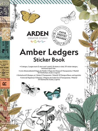 Arden Creative Studio Amber Ledgers - Sticker Book