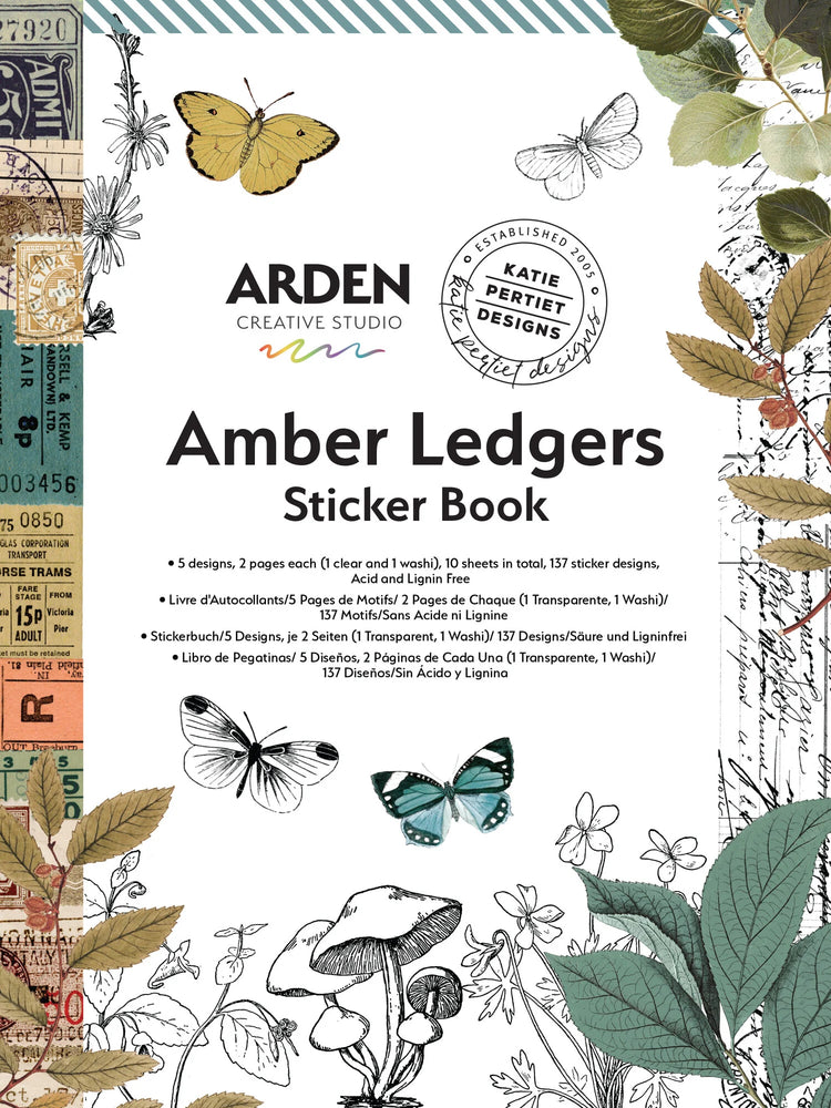 Arden Creative Studio Amber Ledgers - Sticker Book