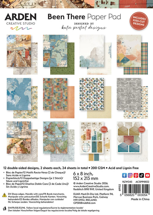 Arden Creative Studio Been There by Katie Pertiet - 6x8 Paper Pad