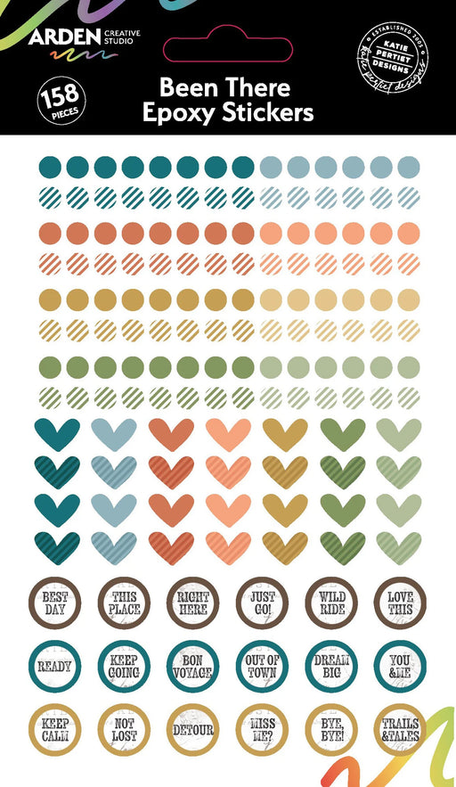 Arden Creative Studio Been There by Katie Pertiet - Epoxy Stickers