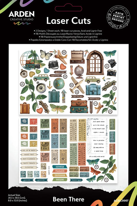 Arden Creative Studio Been There by Katie Pertiet - Laser Cuts