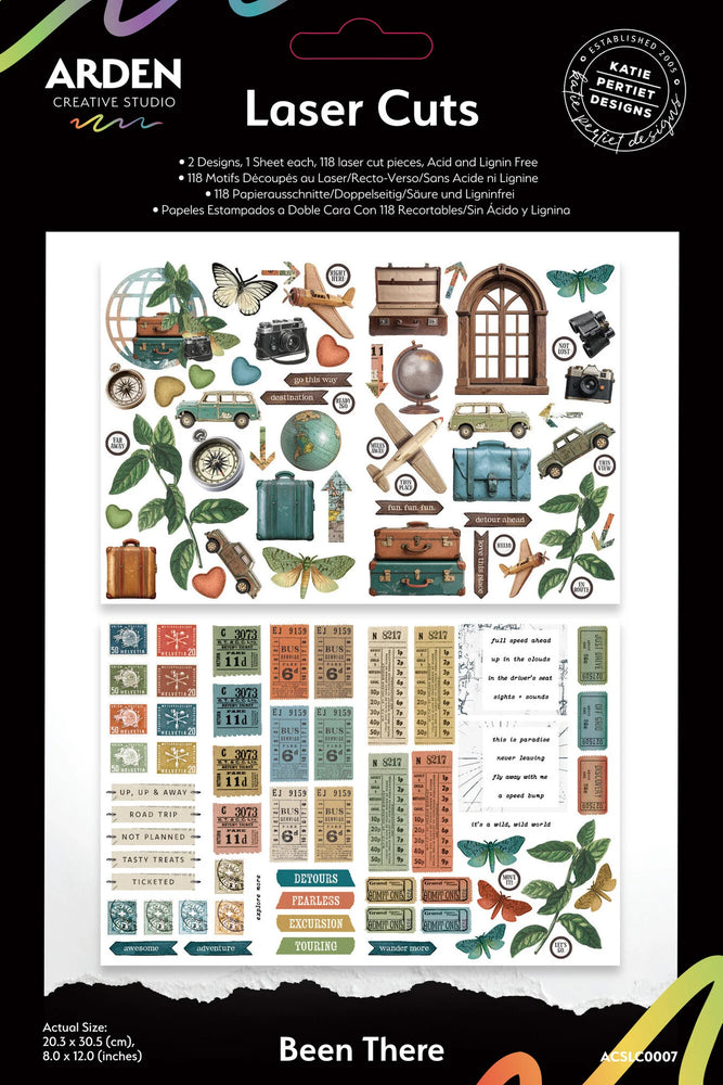 Arden Creative Studio Been There by Katie Pertiet - Laser Cuts