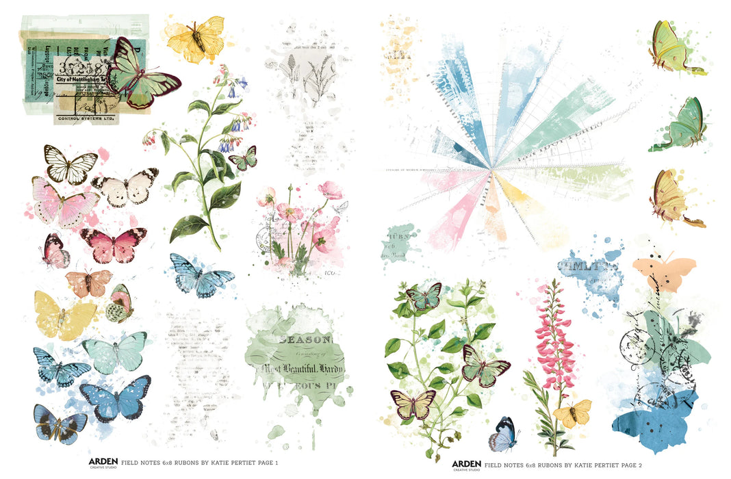 Arden Creative Studio Field Notes - Rub-On Transfer Set