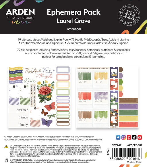 Arden Creative Studio Laurel Grove - Ephemera Pack