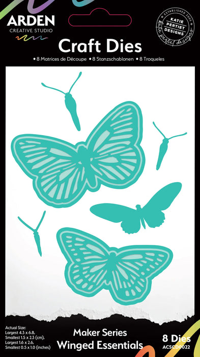 Arden Creative Studio Laurel Grove - Winged Essentials Craft Die