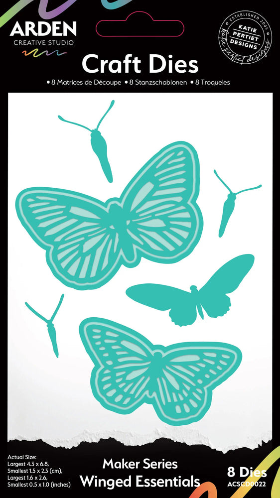 Arden Creative Studio Laurel Grove - Winged Essentials Craft Die