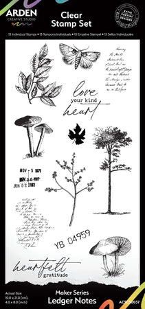 Arden Creative Studio Amber Ledgers - Makers Series Ledger Notes Stamps