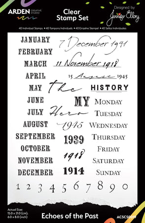 Arden Creative Studio Remembering... - Echoes Of The Past Stamp Set