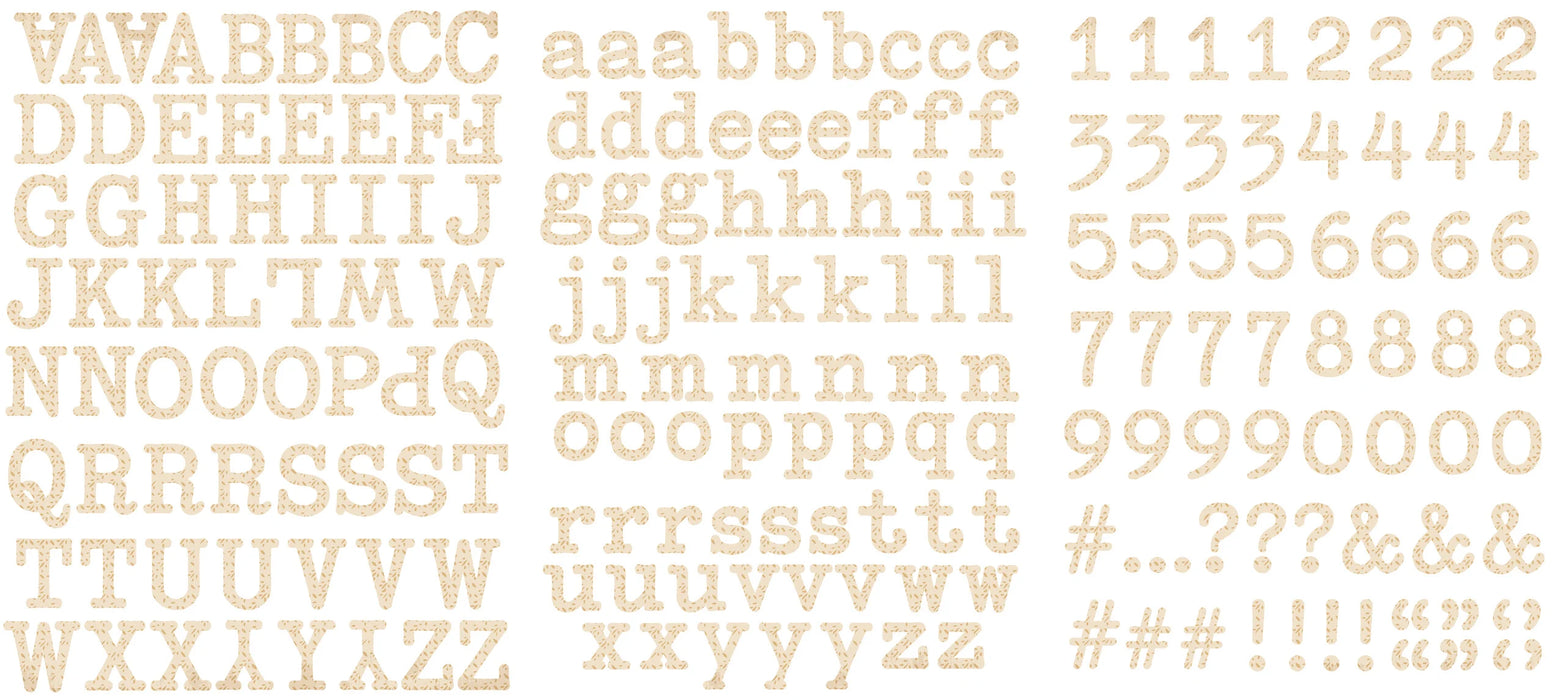 Arden Creative Studio Remembering... - Alphabet Stickers