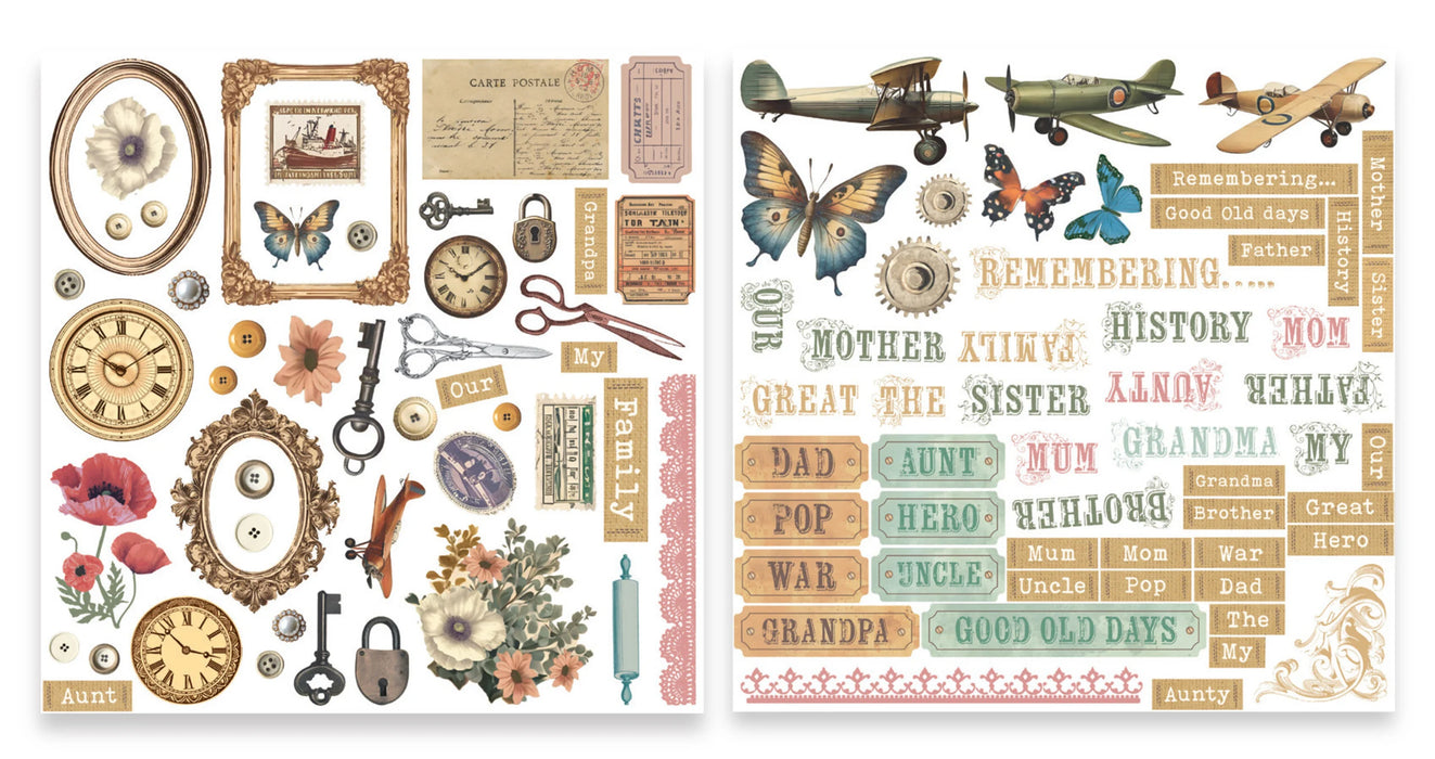 Arden Creative Studio Remembering... - Ephemera Pack
