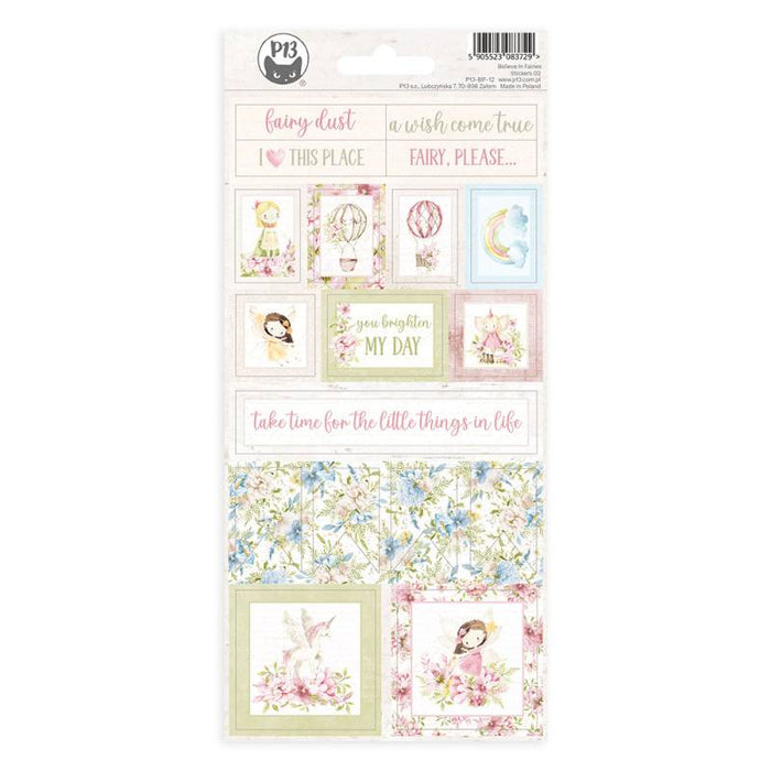P13 Believe In Fairies - Sticker Sheet #2