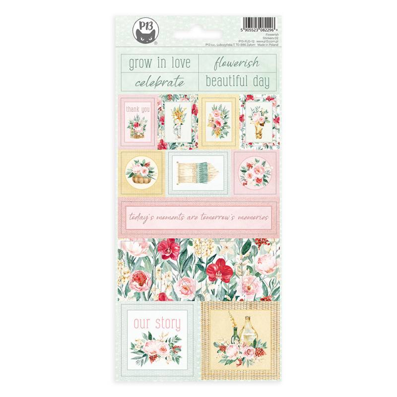 P13 Flowerish - Sticker sheet #2
