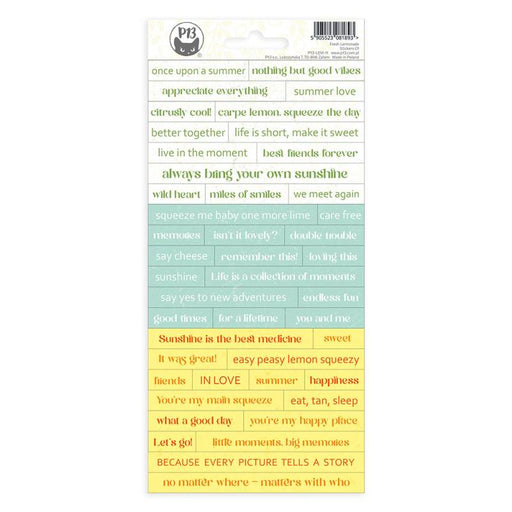 P13 Fresh Lemonade - Sticker sheet #1