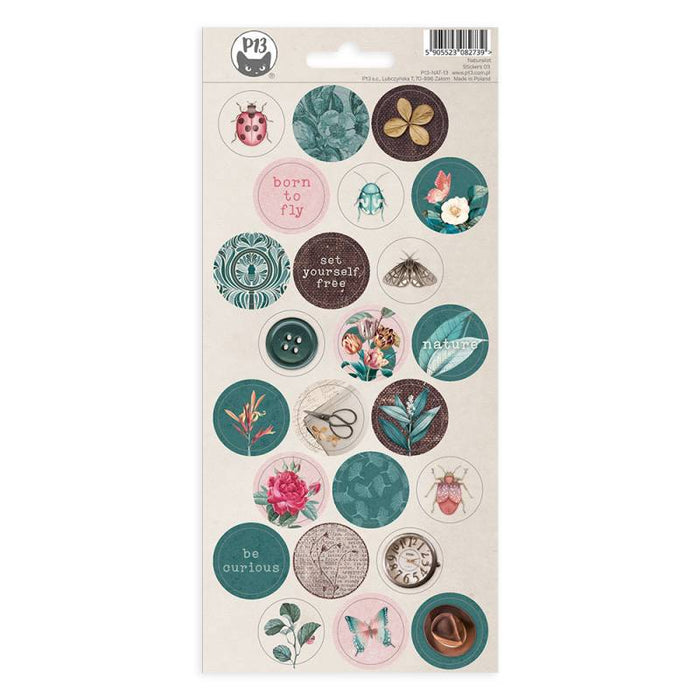 P13 Naturalist - Sticker Sheet #3