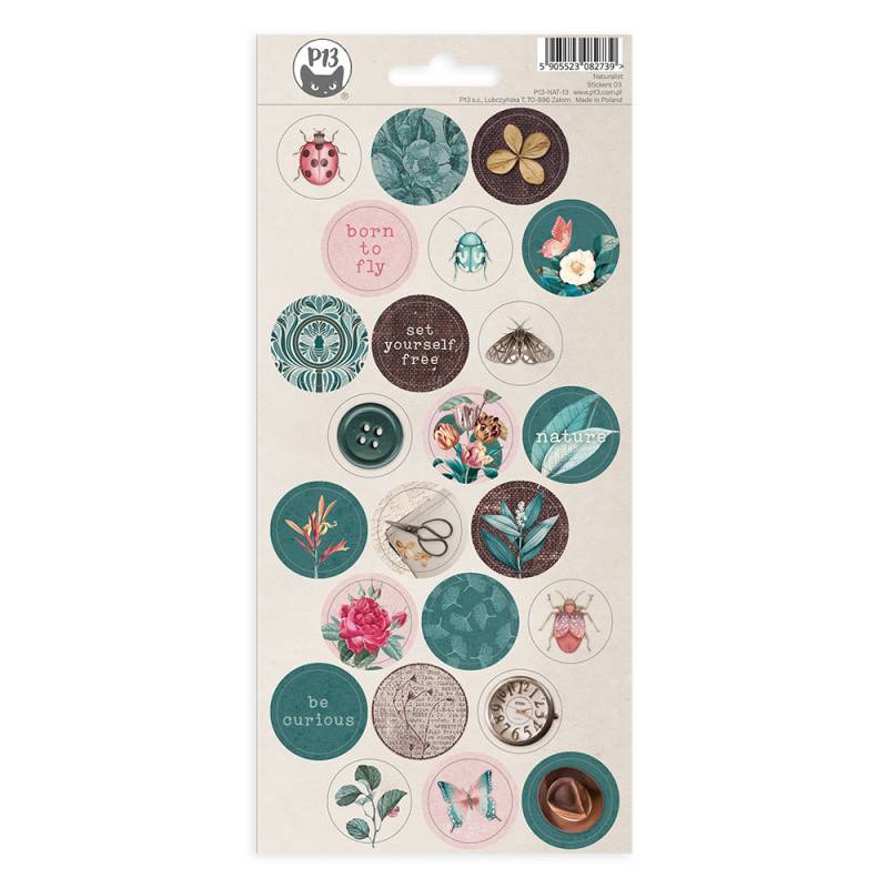 P13 Naturalist - Sticker Sheet #3