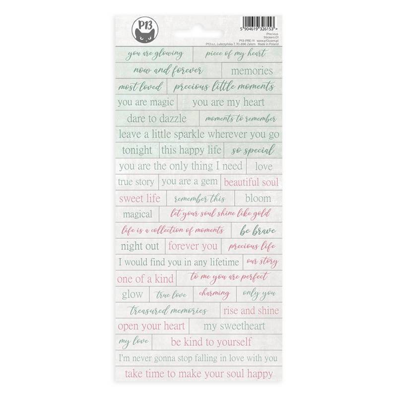 P13 Precious - Sticker sheet #1