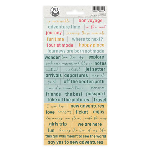 P13 Travel Journal - Sticker Sheet #1
