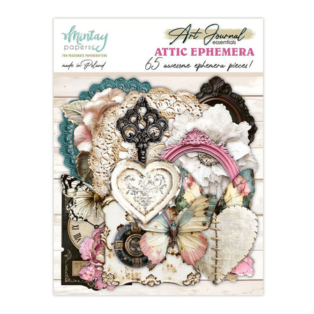 Mintay Papers Art Journal Ephemera Pack - Attic