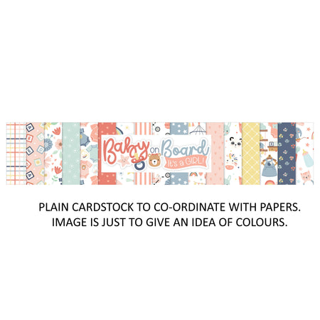 Echo Park Baby On Board Girl - Bazzill Matchmaker Pack