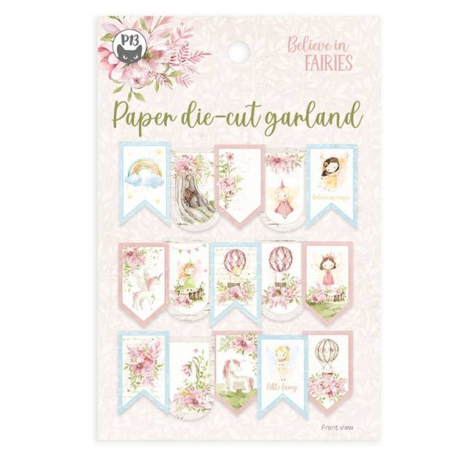 P13 Believe In Fairies - Paper Die-Cut Garland
