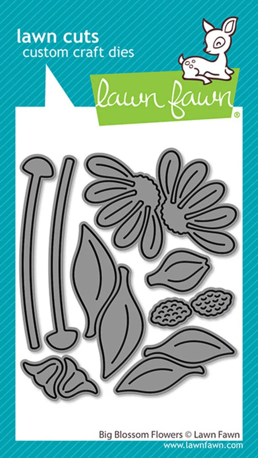 Lawn Fawn Craft Die - Big Blossom Flowers