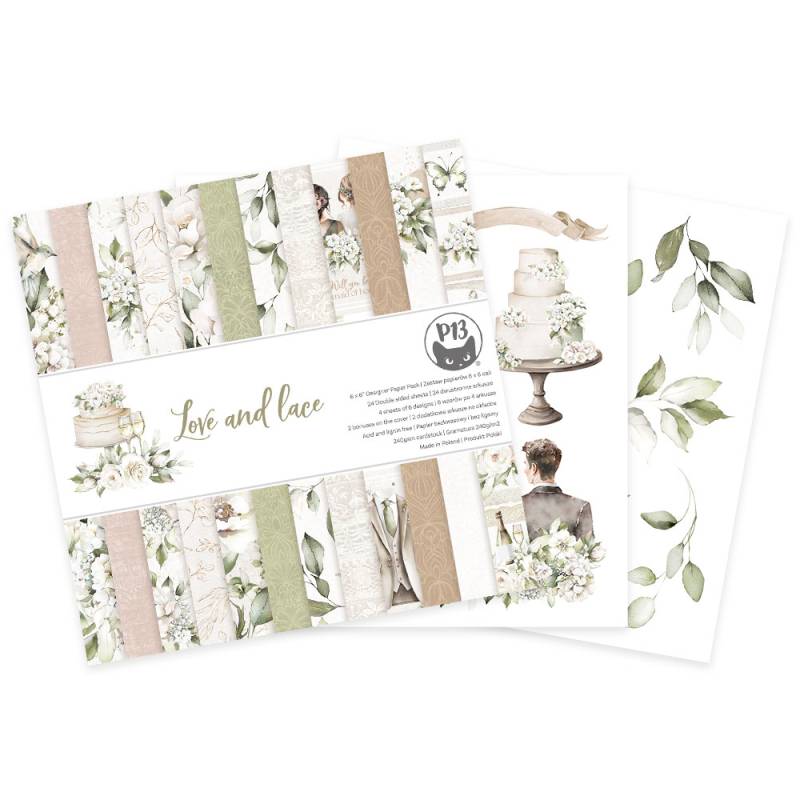 P13 Love And Lace - 6x6 Paper Pad