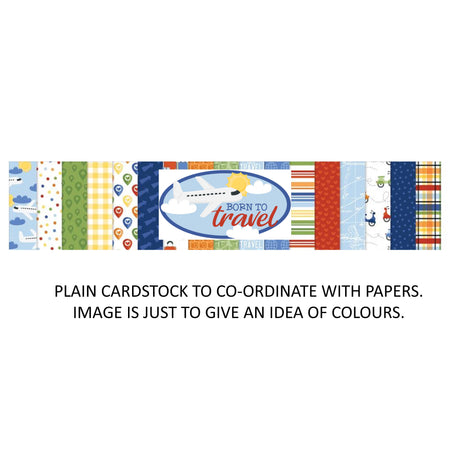 Echo Park Born To Travel - Bazzill Matchmaker Pack