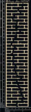 Dusty Attic - Brick Wall Border