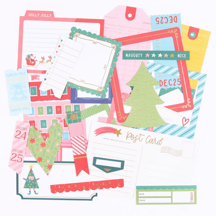 Rosie's Studio Very Merry - Diecut Journal Pieces