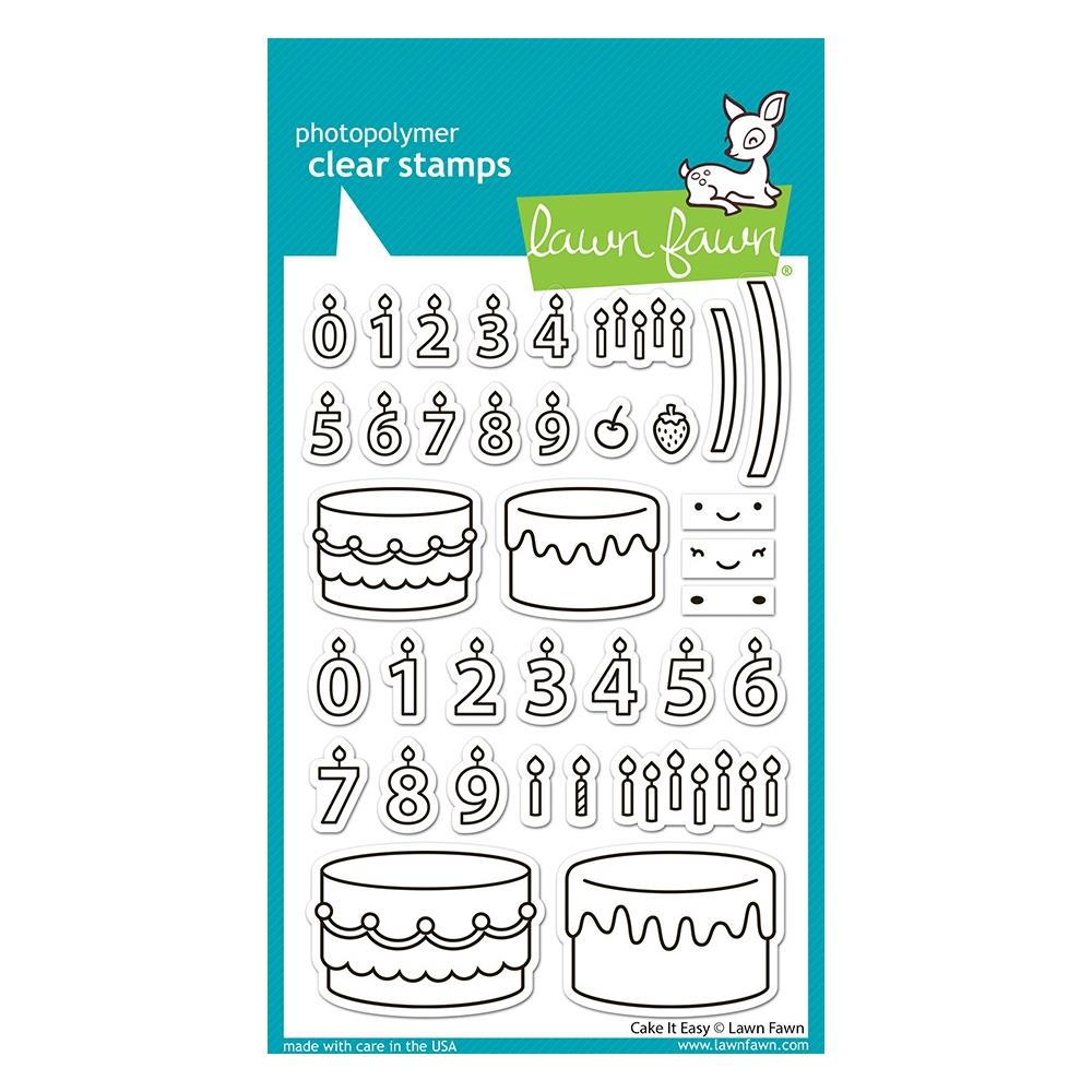 Lawn Fawn Clear Stamps - Cake It Easy