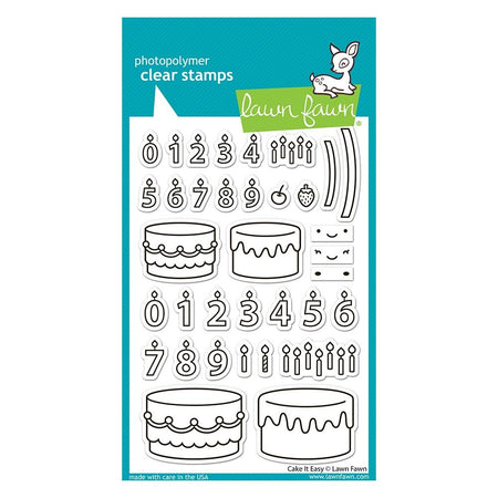 Lawn Fawn Clear Stamps - Cake It Easy