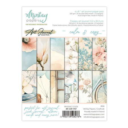 Mintay Papers Art Journal 6x8 Paper Pad - Calm & Cozy