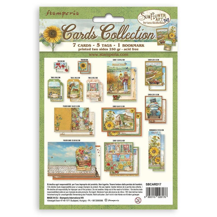 Stamperia Sunflower Art - Card Collection