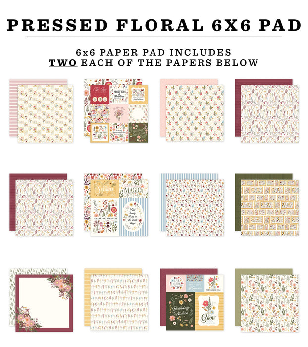 Carta Bella Pressed Floral - 6x6 Pad