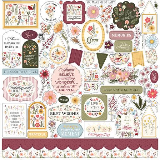Carta Bella Pressed Floral - Element Stickers